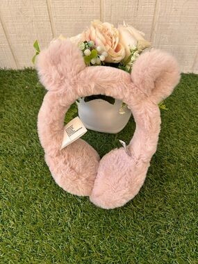 UGG Kids' Faux Fur Earmuffs with Ears pink/ new